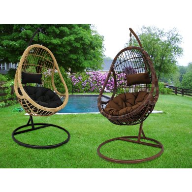 Підвісне крісло-кокон Kontrast SANTOS XL Дерево 5.01.27538 фото - 6