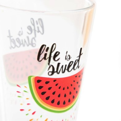 Склянка з кришкою Homla EMBO 0,5 л | Прозорий - 6 Склянка з кришкою Homla EMBO 0,5 л | Прозорий 207482 фото - 6