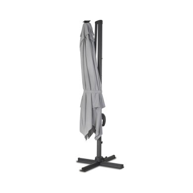 Садовый зонт с чехлом и LED Corciano ROMA 400х300 см Антрацит 5901721057869 фото - 4