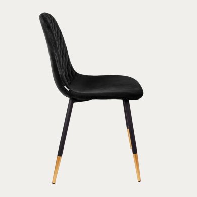 Обеденный стул Homla NOIR Welur Черный 157336 фото - 3