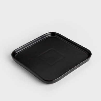 Обідня тарілка Homla TOSAL 24 см Чорний - 2 Обідня тарілка Homla TOSAL 24 см Чорний 232430 фото - 2