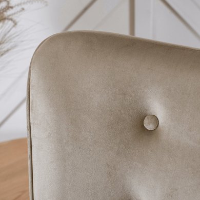 Кресло мягкое с подставкой Mebel Elit LOZANO Welur Бежевый ME.LOZANO/BZ/DK/V/FW фото - 11