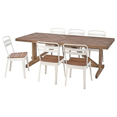 IKEA Комплект садовой мебели NORRMANSO Дерево (ИКЕА НОРРМАНСО) 39426158