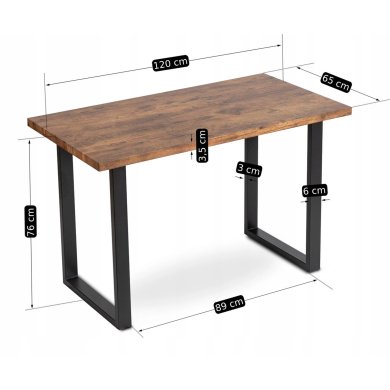 Обеденный стол Mebel Elit ALTE Дуб рустик - 11 Обеденный стол Mebel Elit ALTE Дуб рустик ME.ALTE/DRU/S фото - 11