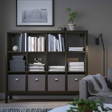 IKEA Стелаж KALLAX Коричневий (ИКЕА КАЛЛАКС) 39442691 фото - 5
