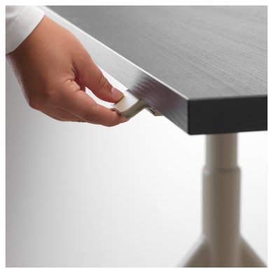 IKEA Письменный стол для работы сидя/стоя IDASEN Чорний (ИКЕА ИДАСЕН) 69280927 фото - 13