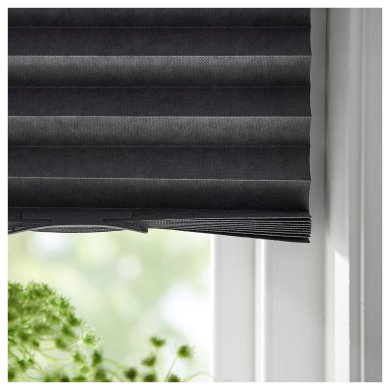 IKEA Штора-плісе SCHOTTIS 100x190 см Темно-сірий (ИКЕА SCHOTTIS) 90369507 фото - 7