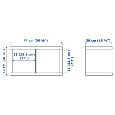 Стеллаж KALLAX Белый - 2 IKEA Стеллаж KALLAX Белый (ИКЕА КАЛЛАКС) 90301555 фото - 2