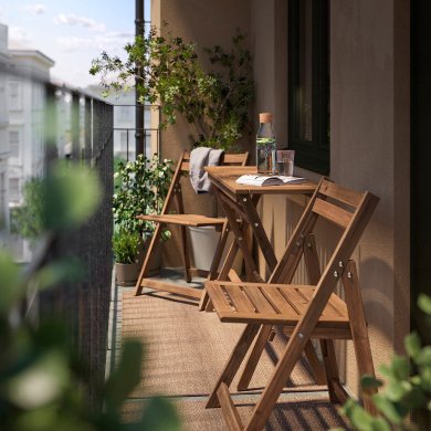 IKEA Комплект складной садовой мебели NAMMARO Дерево (ИКЕА НАММАРО) 09581787 фото - 2