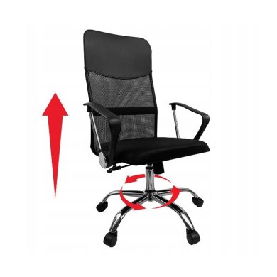 Офисное кресло Kontrast KB101 Черный - 3 Офисное кресло Kontrast KB101 Черный 5.90.21122 фото - 3