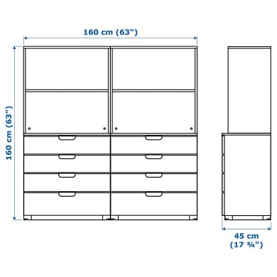 IKEA Комбінація шаф GALANT (ИКЕА ГАЛАНТ) 69285109 фото - 4