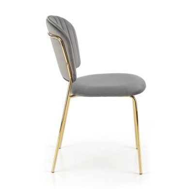 Обідній стілець Halmar K499 Попелястий V-CH-K/499-KR-POPIELATY фото - 4