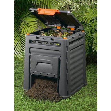 Садовый компостер без основы Keter E-COMPOSTER 320 л Черный 231597-1 фото - 5