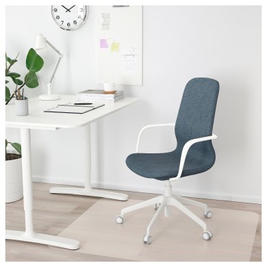 IKEA Офисное кресло LANGFJALL Синий (ИКЕА ЛАНГФЬЯЛЛЬ) 79252858 фото - 14
