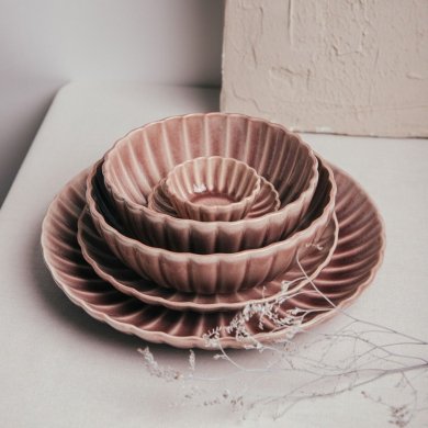 Блюдце Homla MELIDA 10 см Розовый 235890 фото - 6