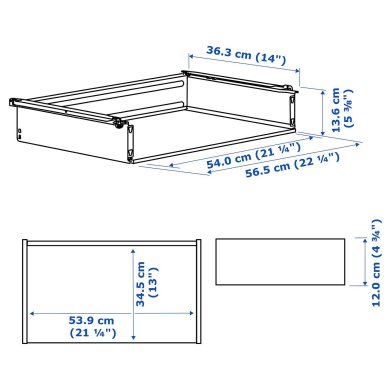 IKEA Выдвижной ящик HJALPA (ИКЕА HJÄLPA) 60330984 фото - 2