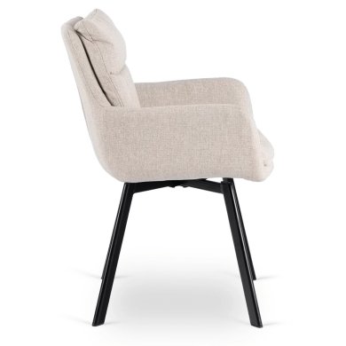 Обеденный стул поворотный Mebel Elit CORTADO Бежевый ME.CORTADO/BZ/CZ/T/K фото - 3