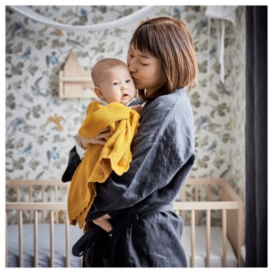 IKEA Плед SOLGUL 70х90 см Жовтий (ИКЕА SOLGUL) 80421252 фото - 7