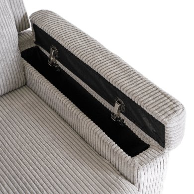 Крісло м'яке розкладне з реклайнером Mebel Elit SPENCER Velvet Сірий - 13 Крісло м'яке розкладне з реклайнером Mebel Elit SPENCER Velvet Сірий ME.SPENCER/P/SZTR/FW фото - 13