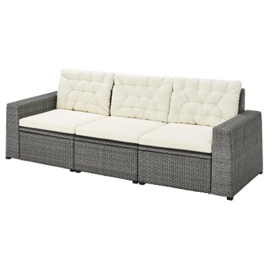 IKEA Садовый диван SOLLERON Серый (ИКЕА SOLLERÖN) 79303645