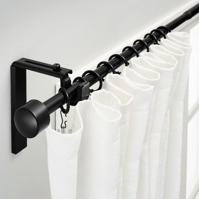 IKEA Карниз RACKA 120-210 см Чорний (ИКЕА РАКА) 99929241 фото - 4