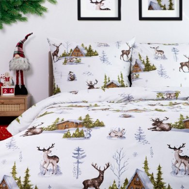 Комплект постільної білизни Homla CLOVES 160x200 см Принт 219407 фото - 7