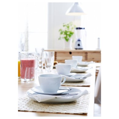 IKEA Чашка кавова з блюдцем VÄRDERA (ИКЕА VÄRDERA) 60277463 фото - 19