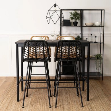 Барний стілець Mebel Elit JERRY Чорний - 8 Барний стілець Mebel Elit JERRY Чорний ME.JERRY/CZ/CZ/RT/H фото - 8