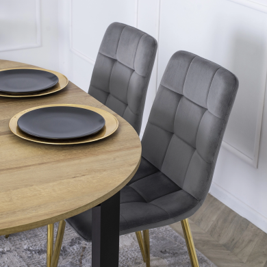 Обеденный стул Mebel Elit YORK Серый ME.YORK/P/ZL/V/K фото - 13