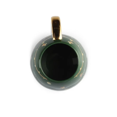 Кружка з кришкою Homla EILIS 450 мл | Зелений / Принт 200457 фото - 6