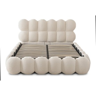 Кровать Mebel Elit ANKARA Boucle 160x200 см Кремововый ME.ANKARA/160/KR/TB/LOZZPOJ фото - 6