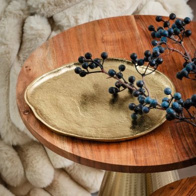 Декоративный поднос Homla GIRONA 24x21x1,5 см Золотой - 5 Декоративный поднос Homla GIRONA 24x21x1,5 см Золотой 218150 фото - 5