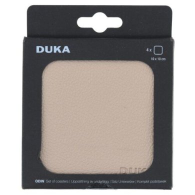 Набор подставок под чашку (костеров) Duka Odin | Бежевый / Коричневый 1219115 фото - 3