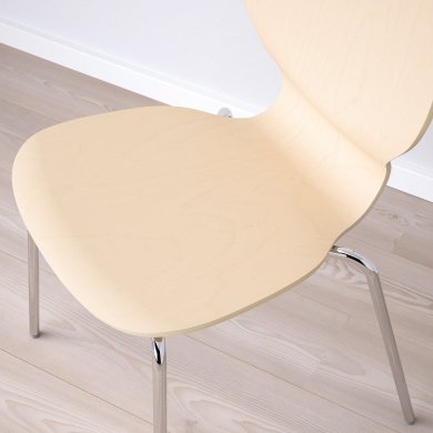 IKEA Обідній стілець SIGTRYGG Дерево (ИКЕА СИГТРЮГГ) 49481521 фото - 6