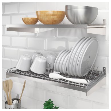 Сушарка для посуду навісна KUNGSFORS - 8 IKEA Сушарка для посуду навісна KUNGSFORS (ИКЕА КУНГСФОРС) 40371225 фото - 8