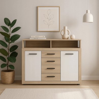 Комод Mebel Elit BLAGO MIDI B Дуб сонома W.LUNA/MIDIB/DS/B/KOM2D4S фото - 5