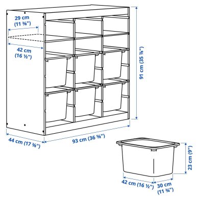IKEA TROFAST (ИКЕА ТРУФАСТ) 79612568 фото - 3