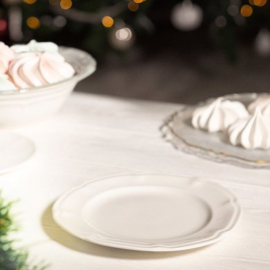 Десертная тарелка Homla JASMINE 21 см Белый - 4 Десертная тарелка Homla JASMINE 21 см Белый 219003 фото - 4