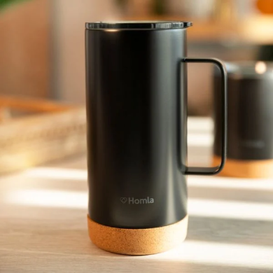 Термокружка Homla TORREL 480 мл | Чорний / Дерево - 7 Термокружка Homla TORREL 480 мл | Чорний / Дерево 219173 фото - 7