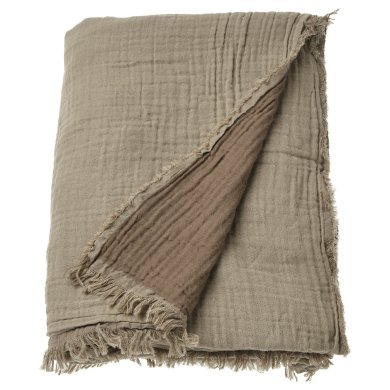 IKEA Плед VALLKRASSING 150х200 см Сірий (ИКЕА ВАЛЛКРАССИНГ) 70570940