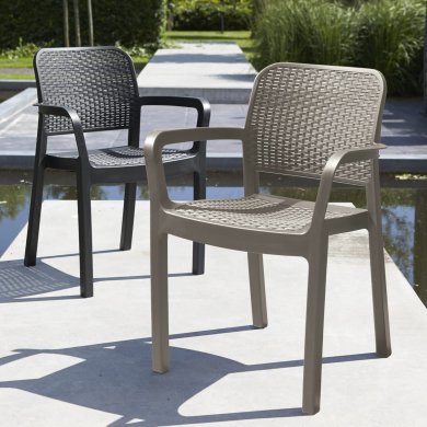 Садовий стілець Keter SAMANNA Капучино 216922 фото - 2