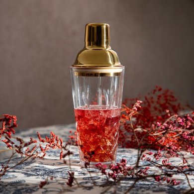 Шейкер Homla MIRRA 400 мл Золотий 236714 фото - 5