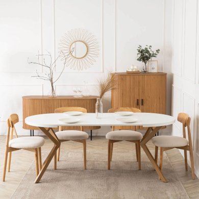 Раскладной обеденный стол Mebel Elit DORIAN Белый ME.DORIAN/B/DREW/S фото - 9