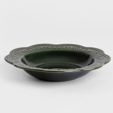 Глибока тарілка Homla SALTIS 22 см Зелений 231357 фото - 3