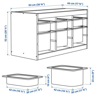 IKEA TROFAST (ИКЕА ТРУФАСТ) 49606719 фото - 5
