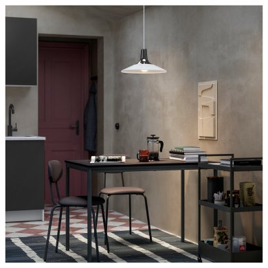 IKEA Обеденный стол SANDSBERG 110 см Черный (ИКЕА САНДСБЕРГ) 29420393 фото - 8