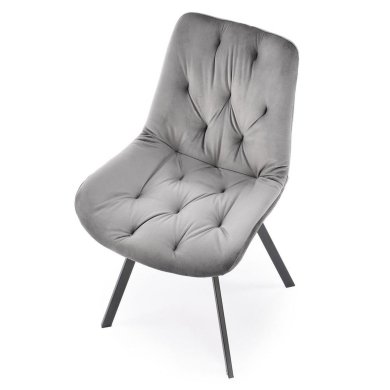 Обеденный стул поворотный Halmar K519 Серый V-CH-K/519-KR-POPIELATY фото - 7