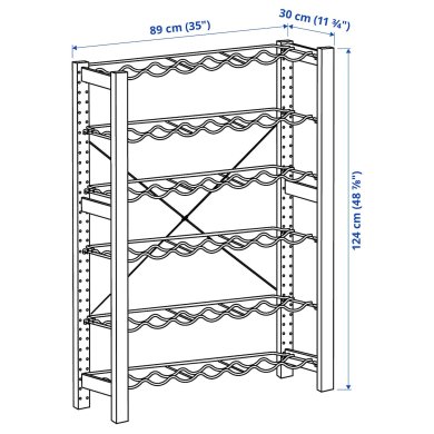 Стеллаж IVAR Дерево - 3 IKEA Стеллаж IVAR Дерево (ИКЕА ИВАР) 89403814 фото - 3