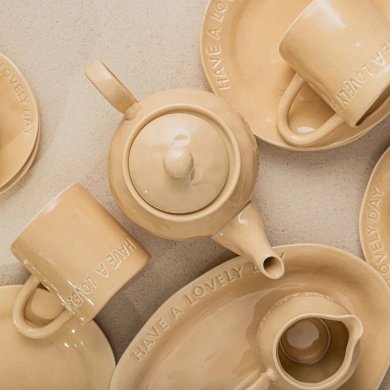 Чайник заварник Homla ISERNIA 1 л Бежевий 244178 фото - 6