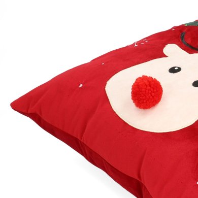 Декоративная наволочка Homla REINDEER 45х45 см Красный 163642 фото - 3